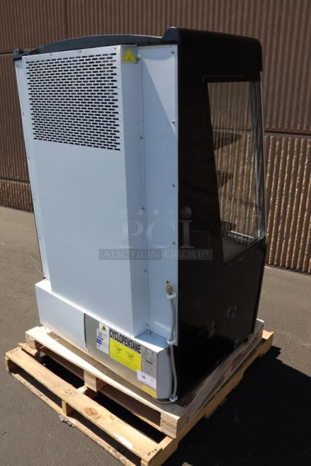 Brand new Avantco BMAC-36HC 36" air curtain merchandiser, black, 115 volts, 14.5 amps, 1 phase, scratch-n-dent condition.