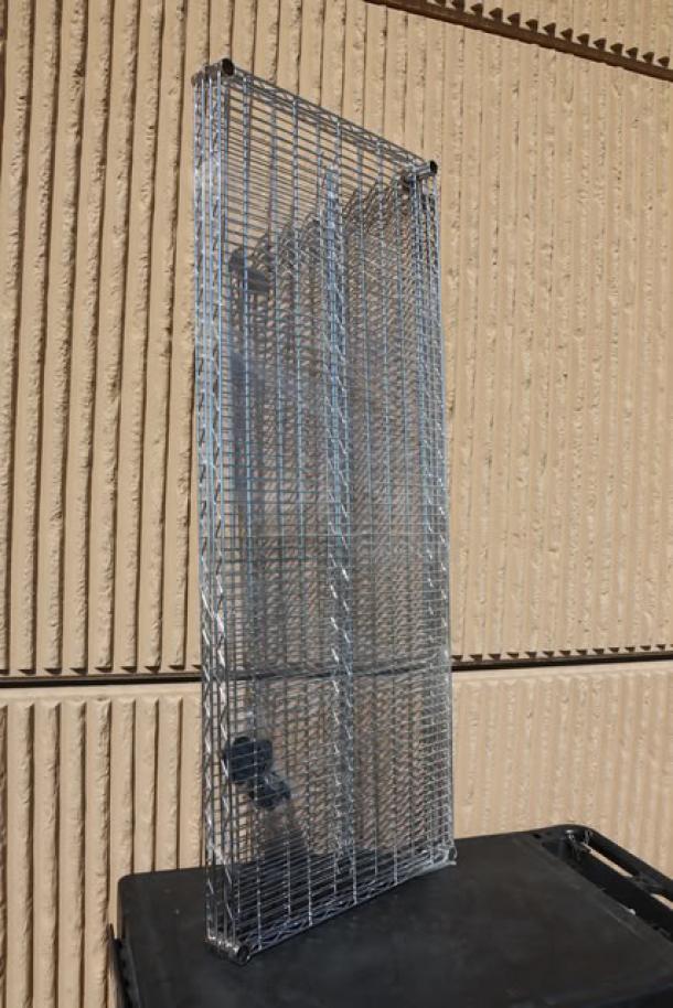 Regency 24"x60" NSF chrome wire shelf, model 460EC2460, new with potential scratches and dents, no original packaging.