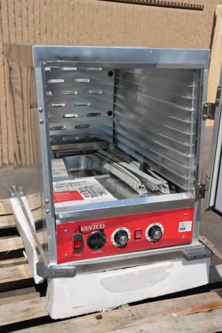 Brand new Avantco HPI-1812 undercounter insulated cabinet with clear door, digital controls, and robust steel design.