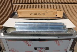 Advance Tabco SW-2E-120 Hot Food Table, brand new, sealed well. Includes box labeled 4X-316-P-L20. Scratch-n-dent condition.