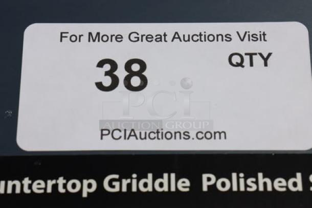 BRAND NEW SCRATCH-N-DENT Cooking Performance Group G-CPG-12-M 12" electric countertop griddle, dented electric box, missing power cord.