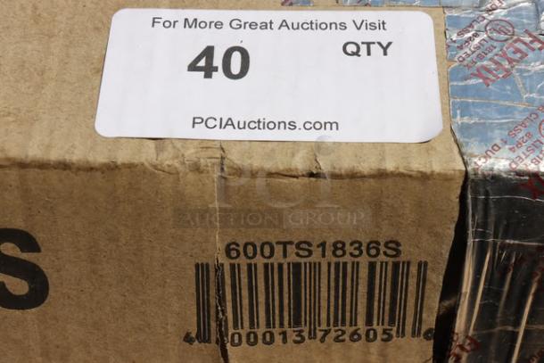 Regency 18"x36" 16-gauge 304 stainless steel work table, model 600TS1836S, brand new, out of packaging.