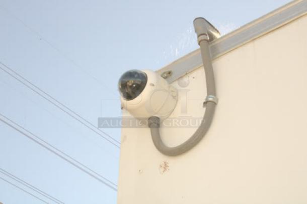 NEW Cruising Kitchens 24' Enterprise food trailer with security camera, rooftop A/C, propane tanks, LED lights, stainless steel interior.