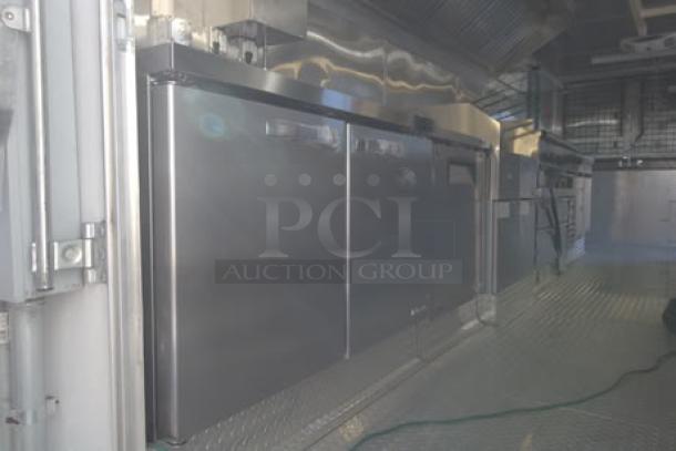 NEW Cruising Kitchens 24' Enterprise Food Trailer with stainless steel interior, high-end equipment, LED lights, A/C units.