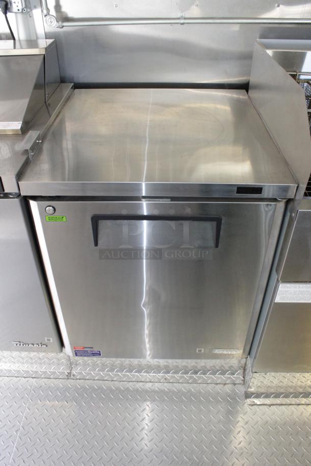 BRAND NEW 2023 Cruising Kitchens 24 Ft. Enterprise Food Trailer, stainless steel commercial kitchen interior, ANSUL hood.