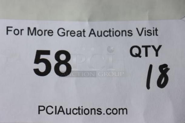BRAND NEW Lavex 4" x 4" Corrosive Gloss Paper Labels, 500 per roll, 18 rolls total, Model SHIP4X4CC.