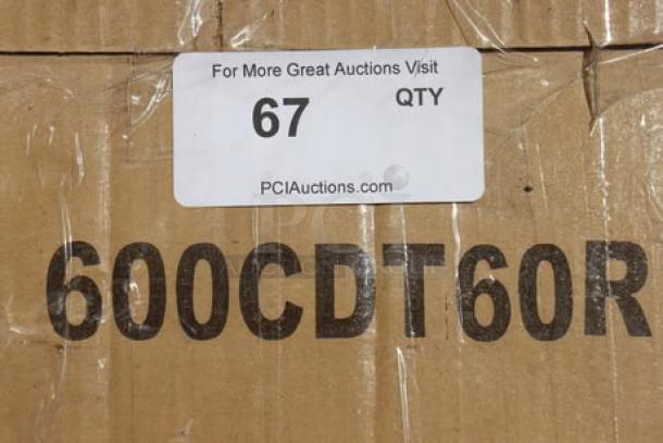 Brand new Regency 600CDT60R 16 Gauge 5' clean dish table with right drainboard, scratch-n-dent condition, boxed.