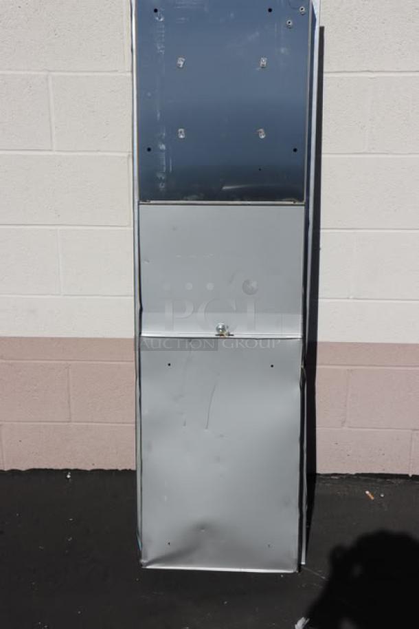 Brand new American Specialties Simplicity 10-646924A recessed paper towel dispenser with waste receptacle, no packaging.