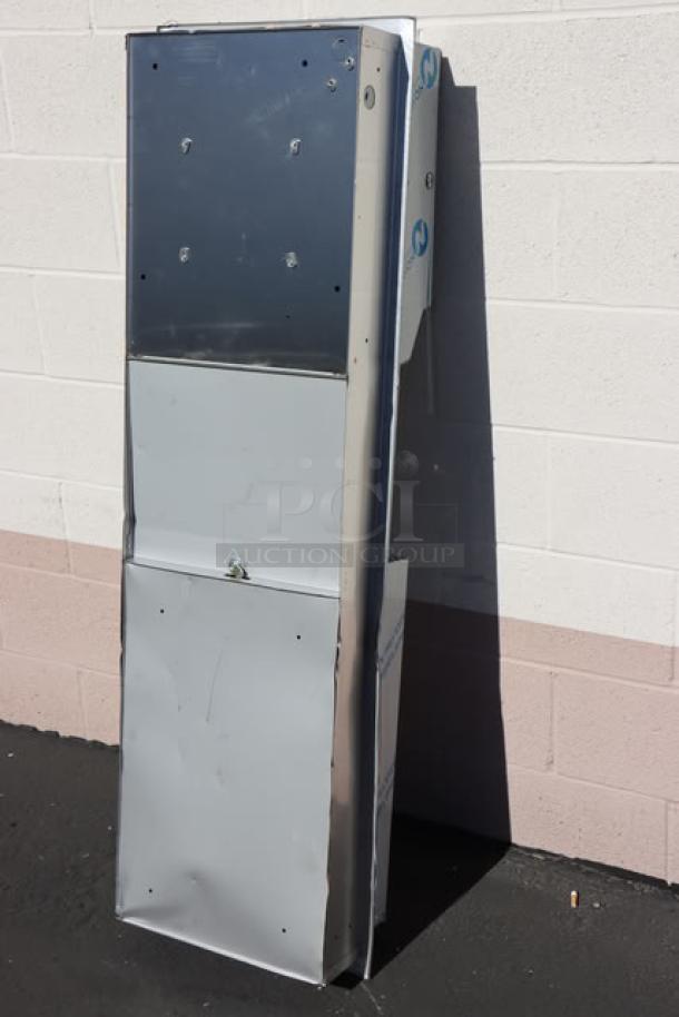 BRAND NEW American Specialties Simplicity 10-646924A recessed automatic paper towel dispenser with 12-gallon waste receptacle, out of packaging.