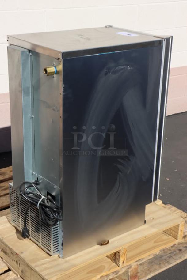 Hoshizaki AM-50BAJ undercounter ice machine, air-cooled, 51 lb. capacity. New condition, out of packaging, may miss small pieces.