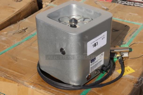 Avantco Ice model 194sqrcgf countertop glass froster, new, with visible serial number 063020240023, 110 volts, unused without packaging.