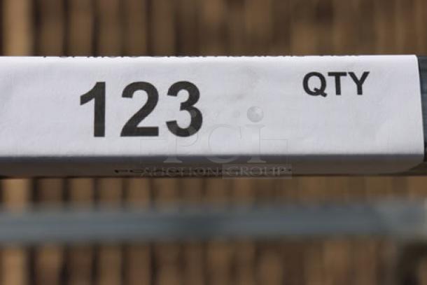 Brand new Channel SSPR-3S stainless steel steam table pan rack, 38 pan capacity, side load, assembled, with a bend.