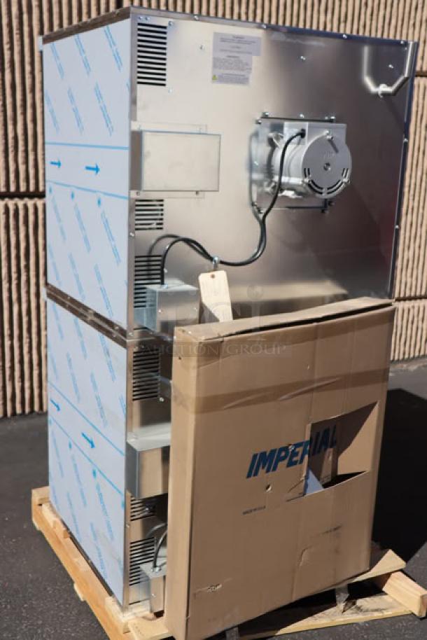 BRAND NEW Imperial Range PCVE-2 Double-Deck Electric Convection Oven, model PCVE-2, slight scratching/denting, out of packaging.