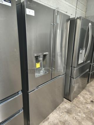 LG Counter-Depth MAX™ French Door Refrigerator, model LG LF24Z6530S /00, stainless steel, new condition, 3-door layout.