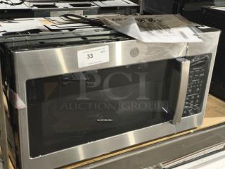Brand new GE JVM6175SK6SS 1.7 cu ft over-the-range sensor microwave. Stainless steel, scratch and dent condition.