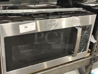 Brand new GE 1.7 cu ft over-the-range sensor microwave oven, model JVM6175SK6SS. Scratch and dent condition, stainless steel finish.