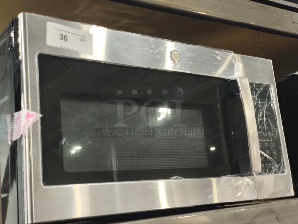 BRAND NEW GE 1.7 cu ft Over-the-Range Microwave, Model JVM6175SK6SS. Scratch and dent condition.