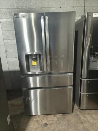 LG Counter-Depth MAX™ French Door Refrigerator, Model LF24Z6530S, new condition, stainless steel finish.