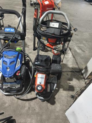 Husqvarna PW-3200 gas pressure washer, 3200 PSI, tested and working, features Control Touch system.