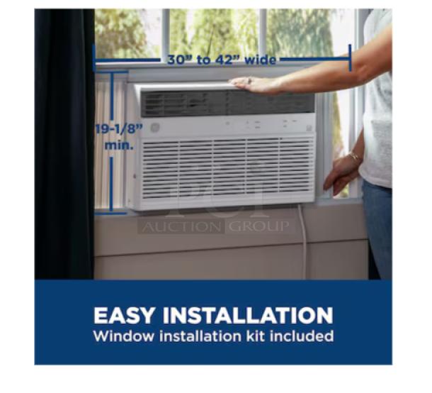 BRAND NEW GE 24,000 BTU Smart Window Air Conditioner, Model AWCS24WWL. Easy installation with kit included.