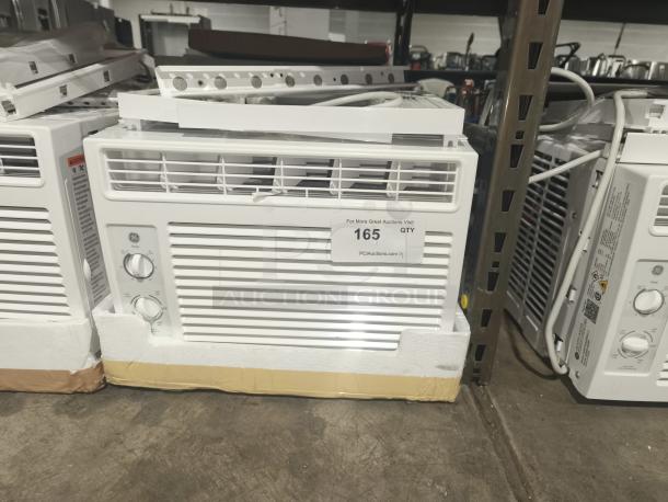 BRAND NEW GE AWFS05BWL 5000 BTU window air conditioner, designed for small rooms up to 150 sq ft. Scratch and dent condition.