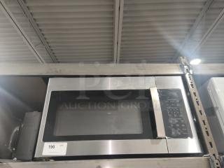 BRAND NEW GE 1.6 cu. ft. Over-the-Range Microwave Oven, Model JNM3163RJ6SS, with recirculating venting, scratch and dent condition.