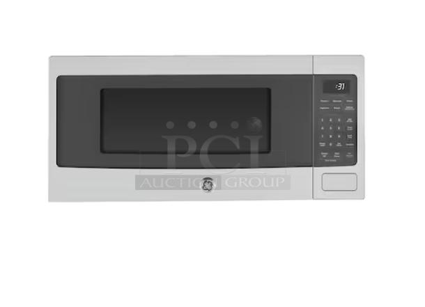 BRAND NEW GE Profile™ countertop microwave, model PCHK11S1WSS, 1.1 cu. ft., sensor cooking, built-in capable, minor scratches.