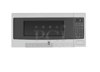 BRAND NEW GE Profile™ countertop microwave, model PCHK11S1WSS, 1.1 cu. ft., sensor cooking, built-in capable, minor scratches.