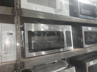 BRAND NEW SCRATCH AND DENT -GE 1.6 cu ft Over-the-Range Microwave Oven - Item #1214783