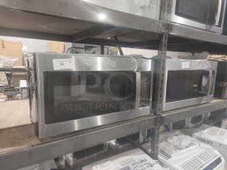 BRAND NEW SCRATCH AND DENT - GE 1.7 cu ft Over-the-Range Sensor Microwave Oven - Item #1214788