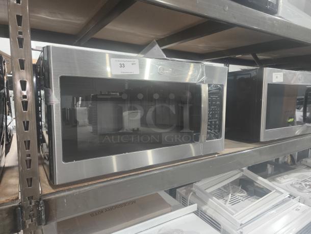 BRAND NEW GE 1.7 cu ft Over-the-Range Sensor Microwave Oven Model JVM6175SK6SS, stainless steel, scratch and dent condition.