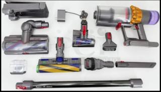 NEW!!! A premium CORDLESS VACUUM from Dyson featuring high suction power (240 AW), intelligent cleaning features such as a laser head for hard floor dust detection, whole-machine HEPA filtration, digital motor technology, and up to ~60 minutes runtime - Item #1214963