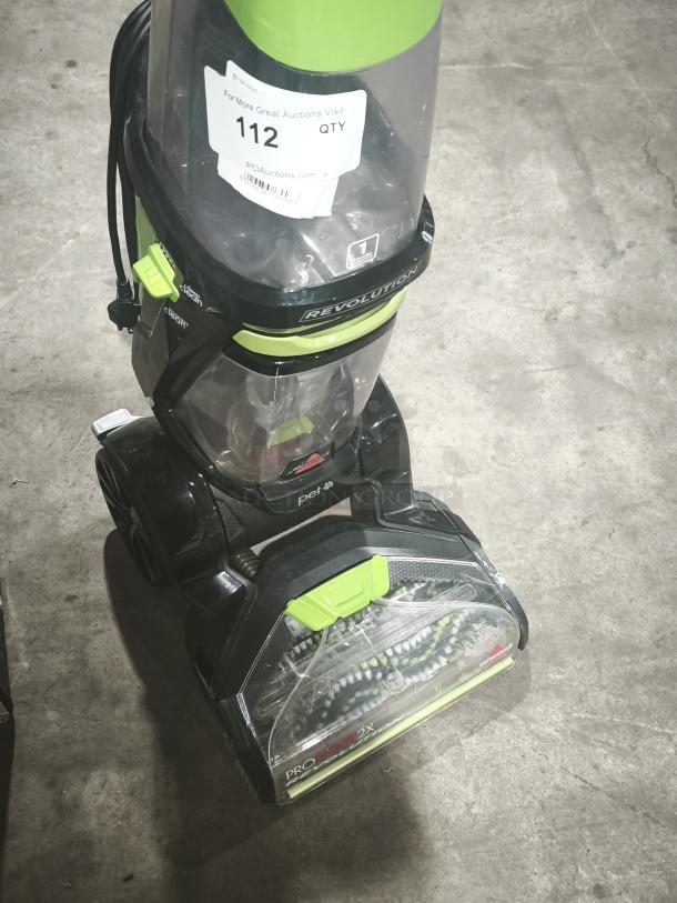 BISSELL ProHeat 2X Revolution Carpet Cleaner, model 1548. Tested and working, pet-specific, good condition.