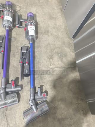 Dyson V11 Torque Drive PLUS cordless stick vacuum, tested and working, in good condition. Visible tag labeled "116".
