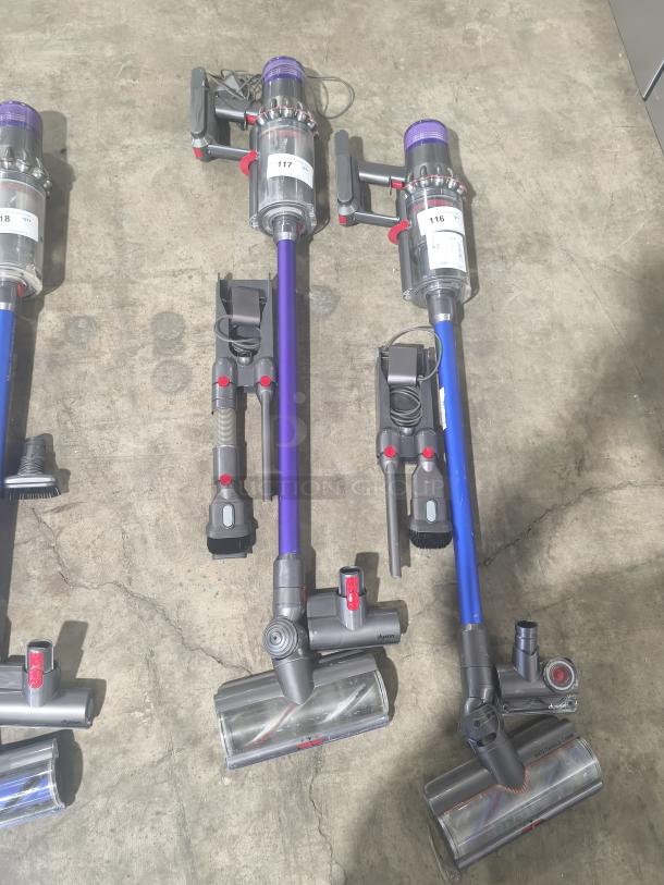 Dyson V11 Torque Drive PLUS cordless stick vacuum, tested and working, includes attachments, excellent condition.