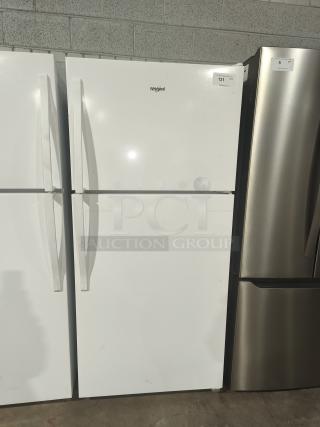 TESTED AND WORKING!!!! Whirlpool 30-inch Wide Top-Freezer Refrigerator — 18 cu ft. - Item #1215444