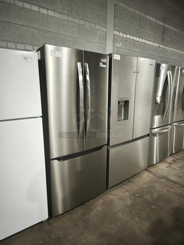 NEW Frigidaire Gallery 20 cu ft French Door Refrigerator, model GRFN2023AF00, stainless steel, excellent condition.