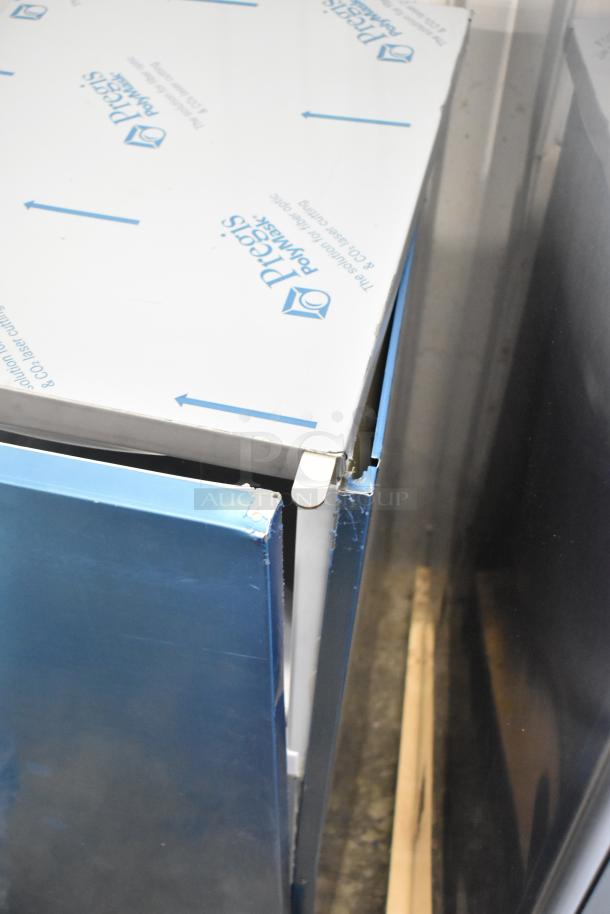 BRAND NEW 2025 Hoshizaki AM-50BAK stainless steel ice machine, undercounter model with top hat cube feature, scratch and dent condition.