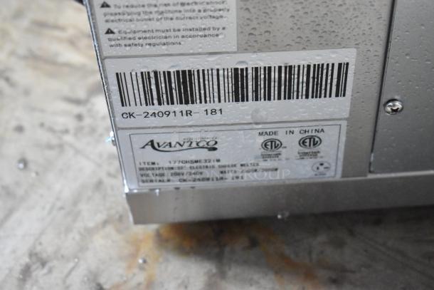 Brand new 2024 Avantco 177CHSME32IM, 32" electric cheese melter, stainless steel, 208/240V, scratch and dent discount.