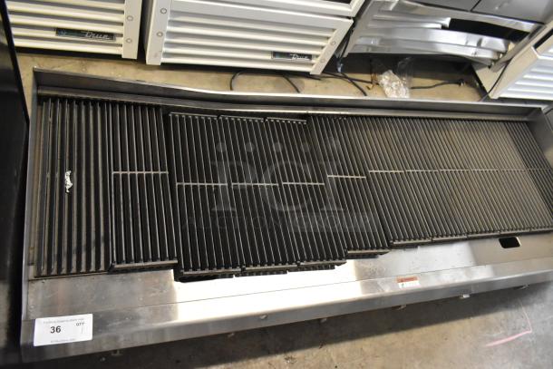2022 Stainless Steel 72" Natural Gas Charbroiler by Cooking Performance Group, Model 351CRCPG72NL, 240,000 BTU.