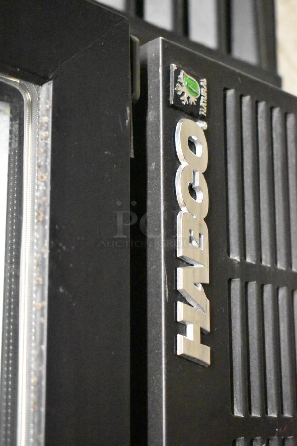 2019 Habco SE18HC Commercial Cooler, metal, single door, poly-coated racks, 115V, 1-phase, visible Habco logo.
