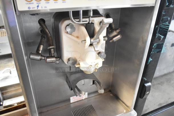 Taylor PH61-33 stainless steel air-cooled single flavor soft serve ice cream machine. 208-230V, 3-phase, commercial use.