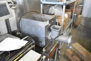 Hobart 4732 Metal Commercial Meat Grinder. 208 Volts, 1 Phase. - Item #1214936