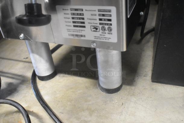 2025 Pro-cut KG-22W-XP-SS stainless steel commercial meat grinder, 220V, 1 phase, with visible model label.
