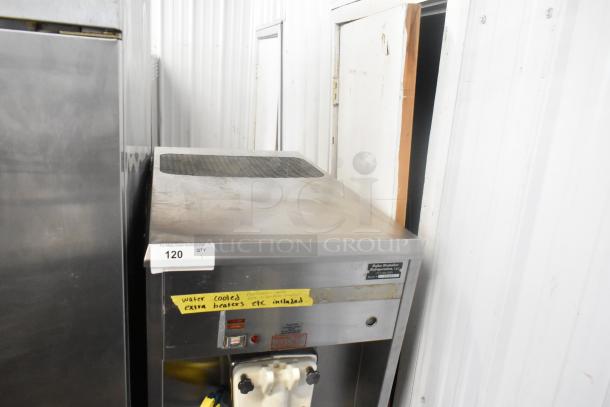 Taylor 752-27 stainless steel soft serve ice cream machine. Single flavor, 208/240 volts, 1 phase, water cooled, with extra beaters.