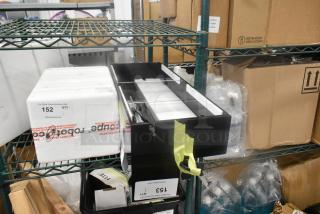 BRAND NEW Beverage-Air LBD2-24L 24" two-tiered liquor display with LED lighting, 9" deep, minor scratches, in storage.