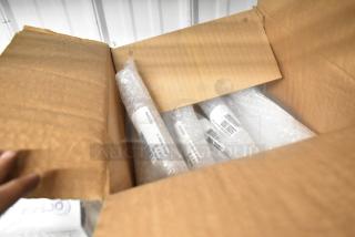 Box of Bunn 35005.1000 Kit, Tube Sight Gauge for 1.5Gal, new with minor box damage. Labels show model and barcode.