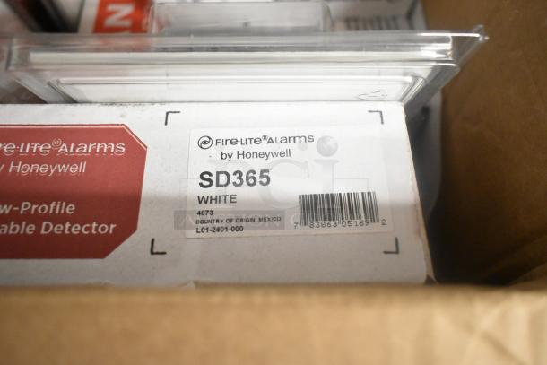 10 FireLite Alarms by Honeywell fire alarm pull-down boxes, model SD365, new in box, country of origin Mexico.