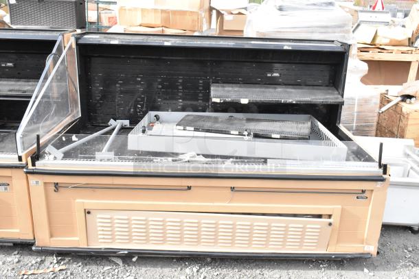 Killion Metal Commercial Open Grab N Go Merchandiser, 208/230 Volts, 1 Phase. Used condition with visible wear.