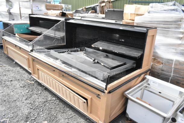 Killion Metal Commercial Open Grab N Go Merchandiser, 208/230V, 1 Phase, used condition, open shelves, visible brand label.